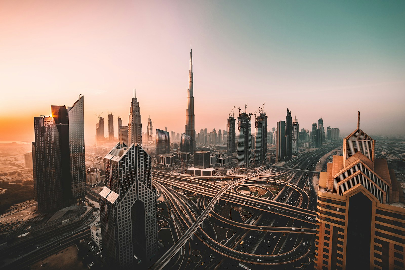 Dubai skyline, illustrative stock photograph