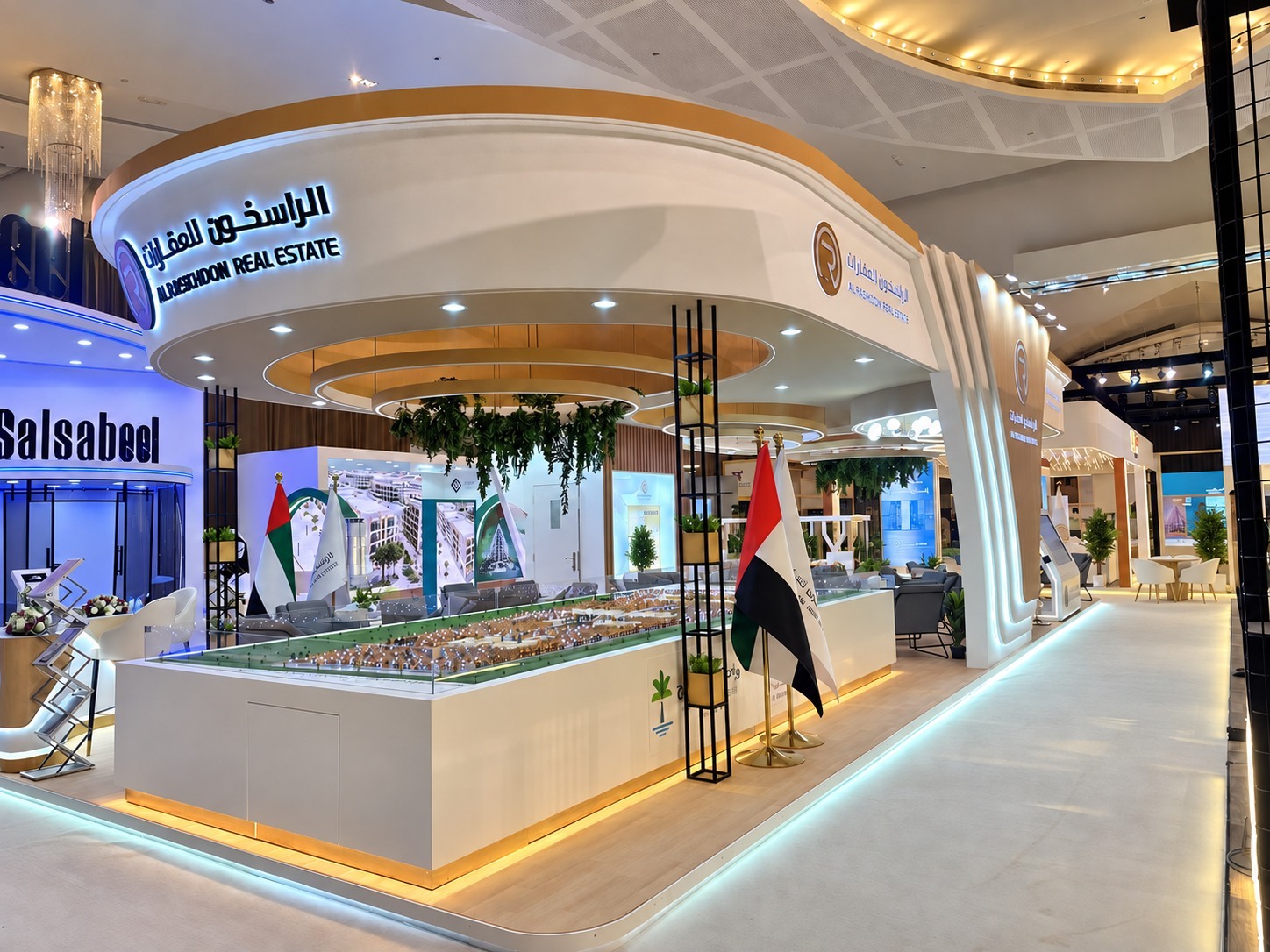 Exhibition stand featured in the MeetX profile